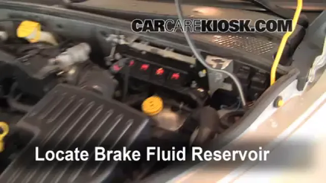 2007 Chrysler PT Cruiser Limited 2.4L 4 Cyl. Brake Fluid Check Fluid Level